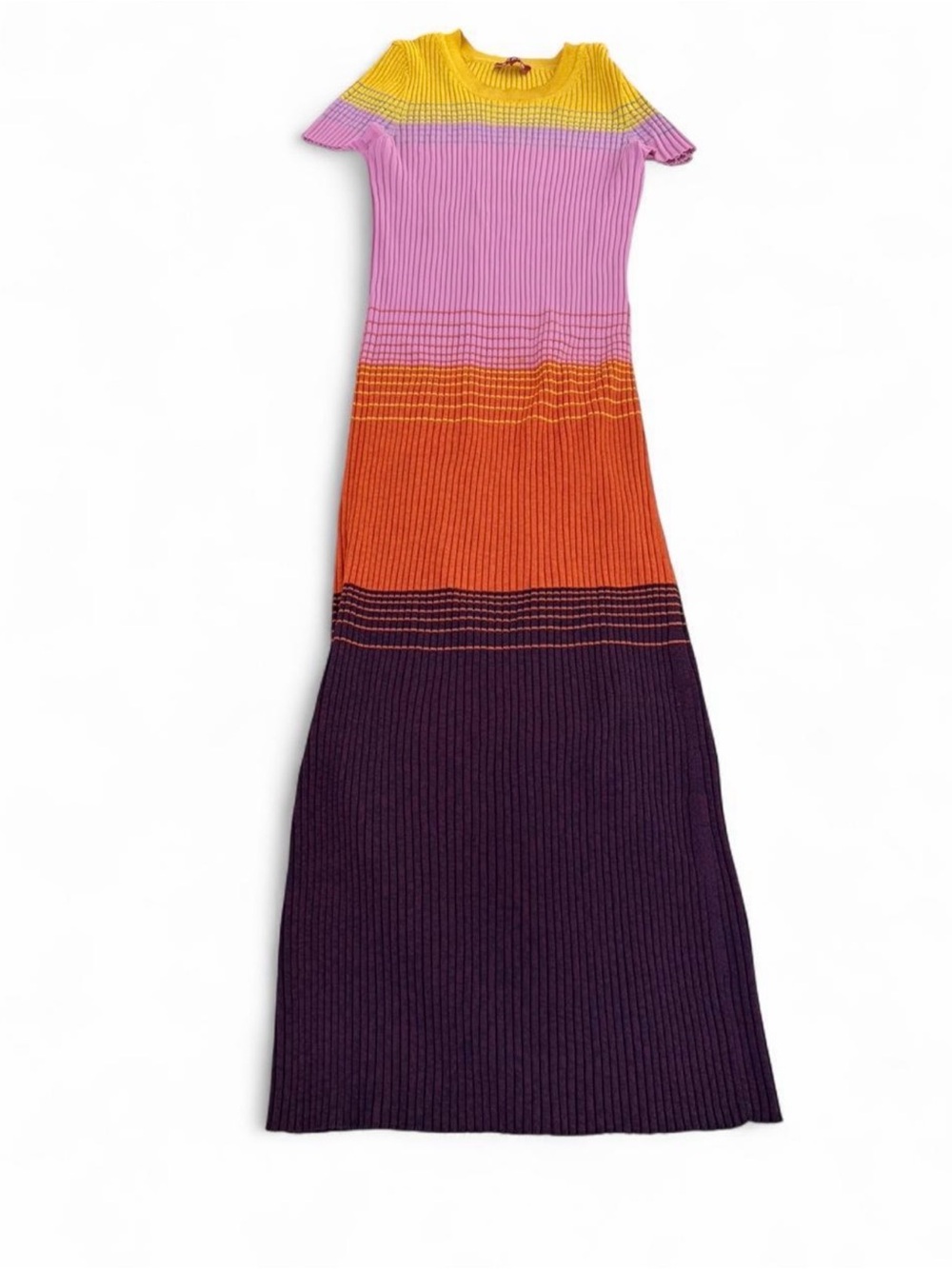 Staud Colorblock MIDI Dress